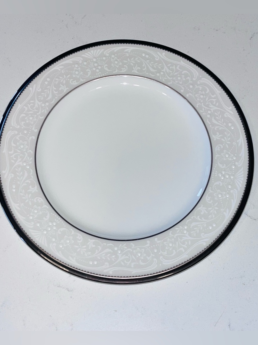 Noritake Fine Bone China  "Silver Palace"  #4773 Bread or Dessert Plate 6 3/4”